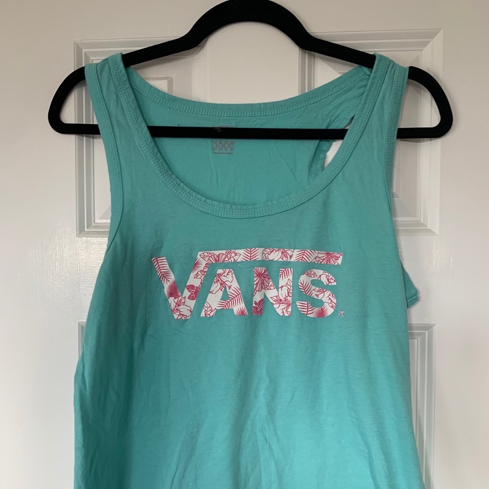 Blue Vans tank top
